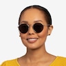 Disclosure Doré MétalSoleil de Lunette de vue pour Femmes d'EyeBuyDirect