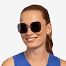 Elmira Rose Gold MetalSunglass Frames for Women from EyeBuyDirect