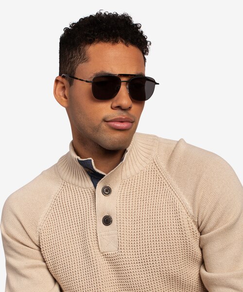 Jackson Black Tortoise AcetateSunglass Frames for Men from EyeBuyDirect