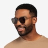 Ginza Gunmetal MetalSunglass Frames for Men from EyeBuyDirect