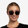 Ginza Gunmetal MetalSunglass Frames for Women from EyeBuyDirect