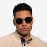 Carlsbad Silver MetalSunglass Frames for Men from EyeBuyDirect