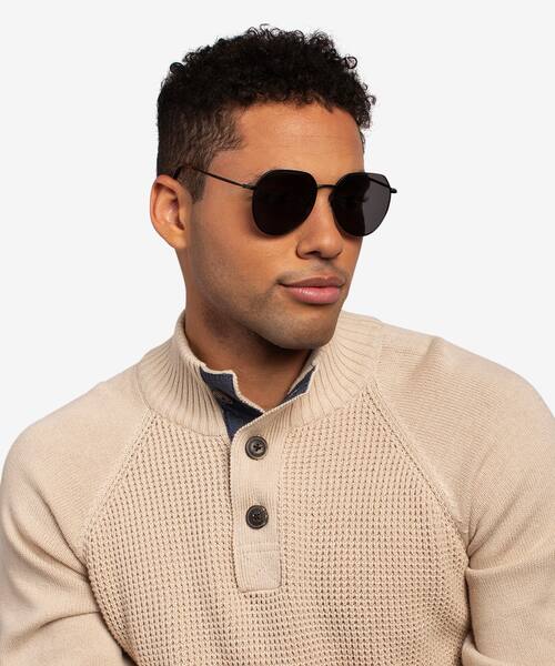 Black Carlsbad -  Metal Sunglasses