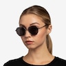Lenox Gunmetal MetalSunglass Frames for Women from EyeBuyDirect
