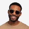 Elsa Silver MetalSunglass Frames for Men from EyeBuyDirect