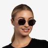 Elsa Silver MetalSunglass Frames for Women from EyeBuyDirect