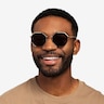 Elsa Gold MetalSunglass Frames for Men from EyeBuyDirect