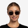 Elsa Gold MetalSunglass Frames for Women from EyeBuyDirect