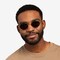 Culture Doré Métal Soleil de Lunette de vue pour Hommes d'EyeBuyDirect