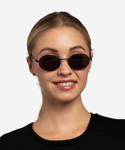 Culture Black MetalSunglass Frames for Women from EyeBuyDirect