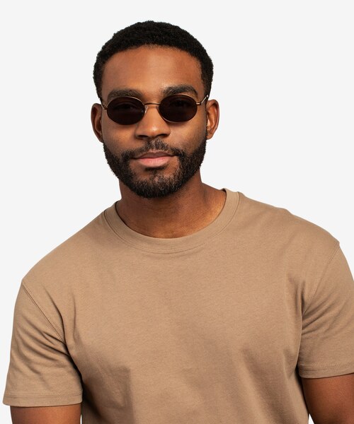 Culture Bronze MetalSunglass Frames for Men from EyeBuyDirect