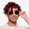Wilfred Silver MetalSunglass Frames for Men from EyeBuyDirect