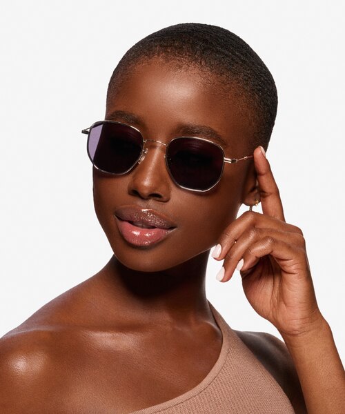 Wilfred Silver MetalSunglass Frames for Women from EyeBuyDirect