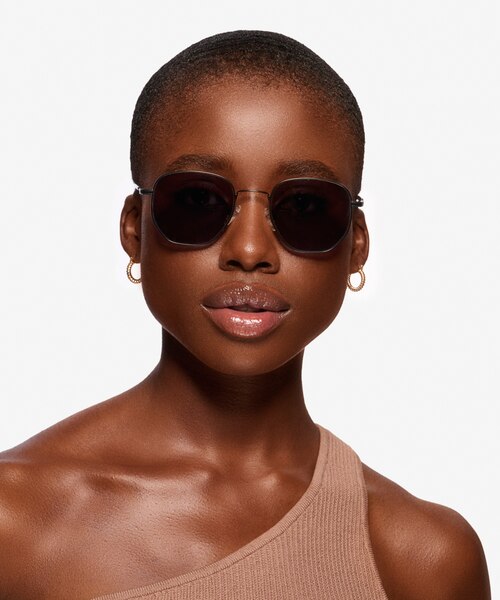 Wilfred Black MetalSunglass Frames for Women from EyeBuyDirect