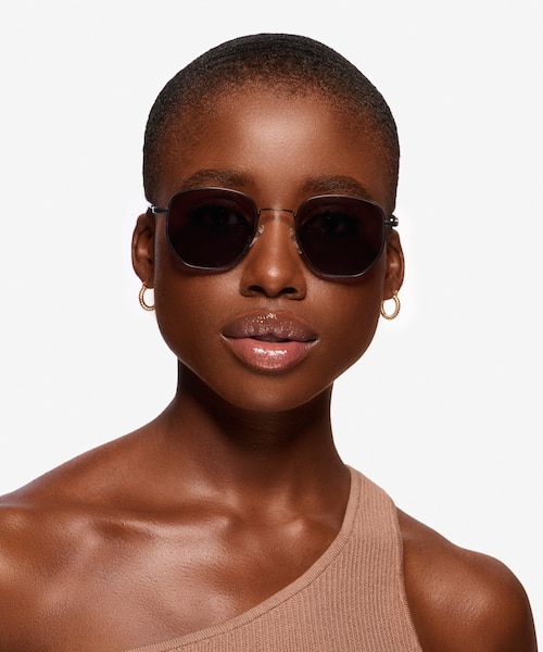 Wilfred Black MetalSunglass Frames for Women from EyeBuyDirect
