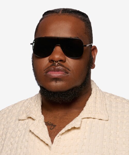Turing Black MetalSunglass Frames for Men from EyeBuyDirect