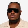 Turing Black MetalSunglass Frames for Men from EyeBuyDirect