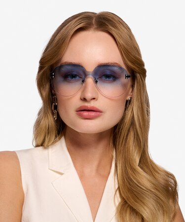 Black Scope -  Metal Sunglasses