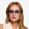 Scope Black MetalSunglass Frames for Women from EyeBuyDirect
