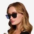 Refract Matte Gold MetalSunglass Frames for Women from EyeBuyDirect
