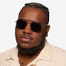 Data Black MetalSunglass Frames for Men from EyeBuyDirect