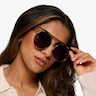 Lineal Silver MetalSunglass Frames for Women from EyeBuyDirect