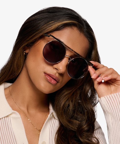Lineal Silver MetalSunglass Frames for Women from EyeBuyDirect
