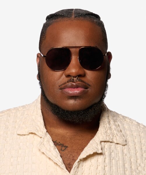 Calculate Bronze MetalSunglass Frames for Men from EyeBuyDirect