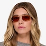Range Shiny Gold MetalSunglass Frames for Women from EyeBuyDirect
