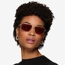Vitality Matte Gold MetalSunglass Frames for Women from EyeBuyDirect