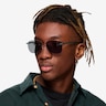 Ludo Black MetalSunglass Frames for Men from EyeBuyDirect