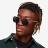 Ludo Shiny Silver MetalSunglass Frames for Men from EyeBuyDirect