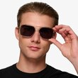 Gilmore Shiny Gold Tortoise MetalSunglass Frames for Men from EyeBuyDirect