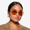 Olin Bronze MetalSunglass Frames for Women from EyeBuyDirect