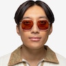 Expand Shiny Gold MetalSunglass Frames for Men from EyeBuyDirect