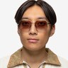 Expand Shiny Black MetalSunglass Frames for Men from EyeBuyDirect