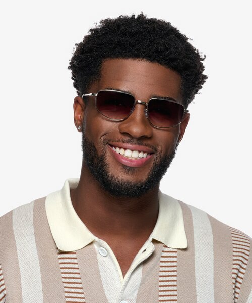 Collin Gold MetalSunglass Frames for Men from EyeBuyDirect