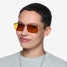 Dylan Tortoise Gold MetalSunglass Frames for Women from EyeBuyDirect