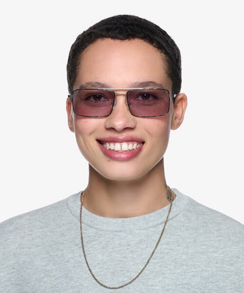 Dylan Green Tortoise MetalSunglass Frames for Women from EyeBuyDirect