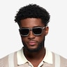 Geoff Matte Silver MetalSunglass Frames for Women from EyeBuyDirect