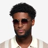 Steve Matte Gold MetalSunglass Frames for Women from EyeBuyDirect