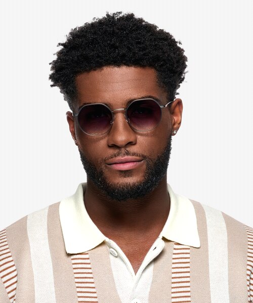 Steve Matte Gunmetal MetalSunglass Frames for Women from EyeBuyDirect