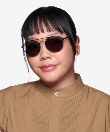 Matte Black Coupe -  Aluminium Alloy Sunglasses