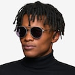 Coupe Matte Silver Aluminium AlloySunglass Frames for Men from EyeBuyDirect