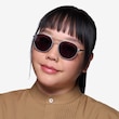 Coupe Matte Silver Aluminium AlloySunglass Frames for Women from EyeBuyDirect