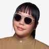 Coupe Matte Silver Aluminium-alloySunglass Frames for Women from EyeBuyDirect