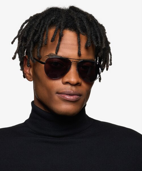Tank Black Carbon-fiberSunglass Frames for Men from EyeBuyDirect