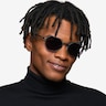 Rider Matte Gunmetal Aluminium-alloySunglass Frames for Men from EyeBuyDirect