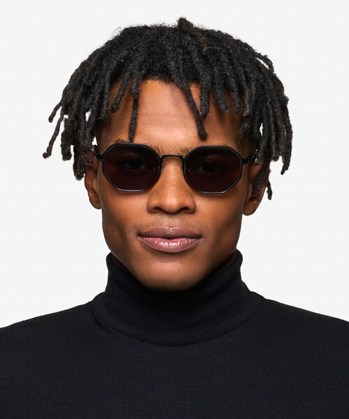 Rider Matte Black Aluminium AlloySunglass Frames for Men from EyeBuyDirect