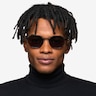 Rider Matte Black Aluminium-alloySunglass Frames for Men from EyeBuyDirect